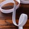 12 Pack: 1/2" White Braided Elastic by Loops & Threads™